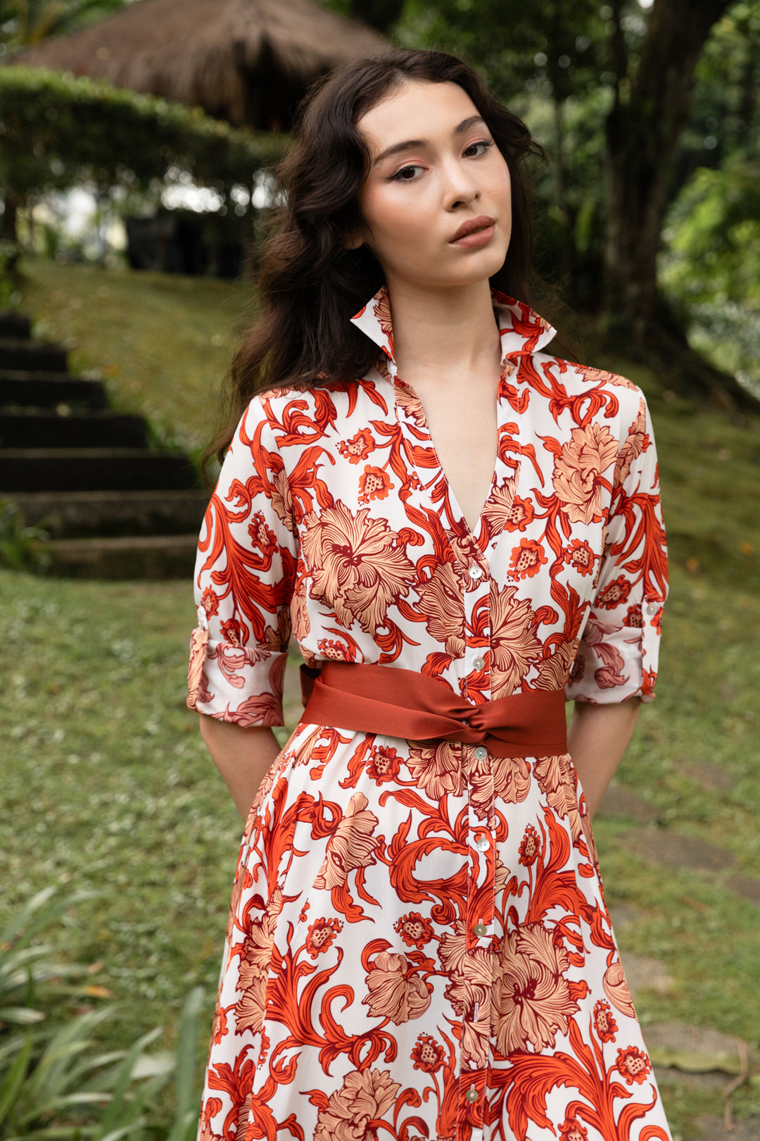 Siem Reap Silk Dress – The Tangerine Road