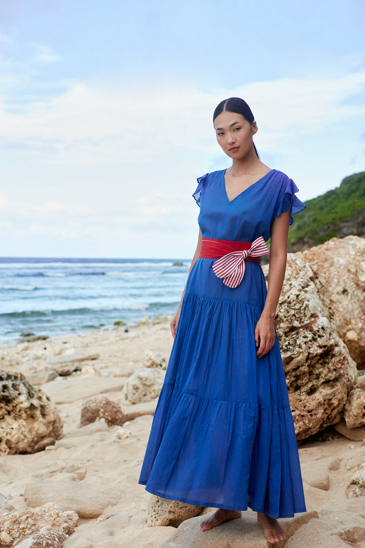 fitted lace wedding dress KERALA COTTON DRESS – The Tangerine Road
